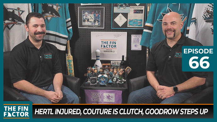 Episode 66: Hertl Injured, Couture is Clutch, Goodrow Steps Up
