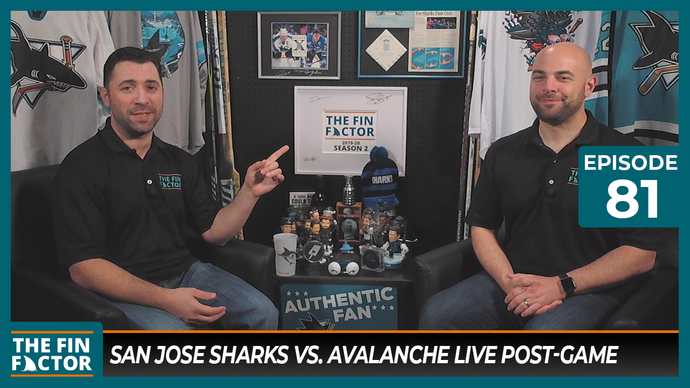 Episode 81: San Jose Sharks vs. Colorado Avalanche Live Post-Game