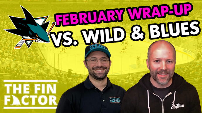 Episode 105: San Jose Sharks vs. Wild & Blues February Wrap-Up