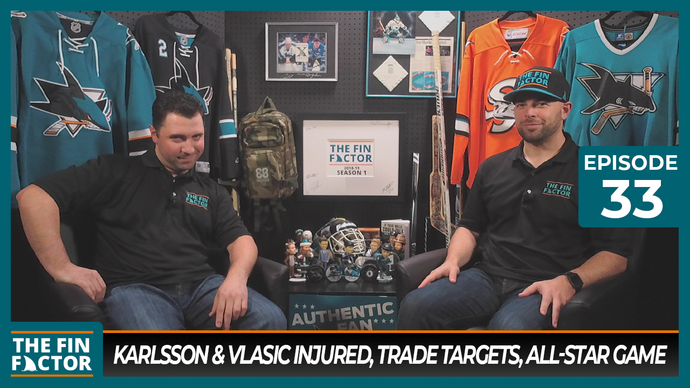 Episode 33: Karlsson & Vlasic Injured, Trade Targets, All-Star Game