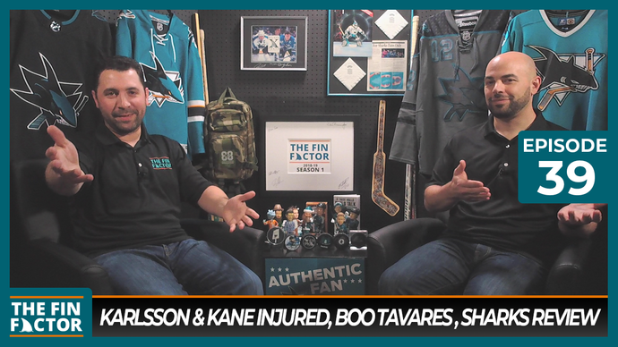 Episode 39: Karlsson & Kane Injured, Boo Tavares, Sharks Review