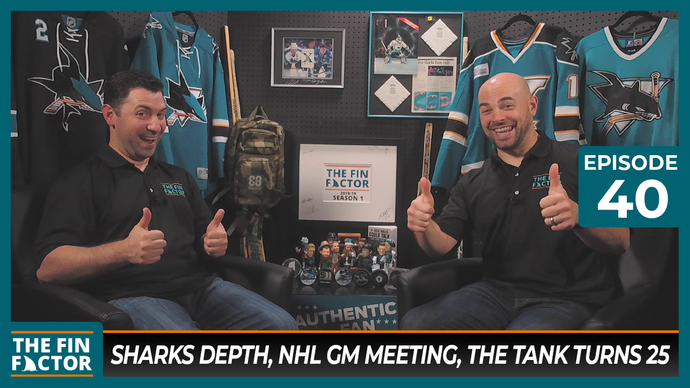 Episode 40: Sharks Depth, NHL GM Meeting, The Tank Turns 25