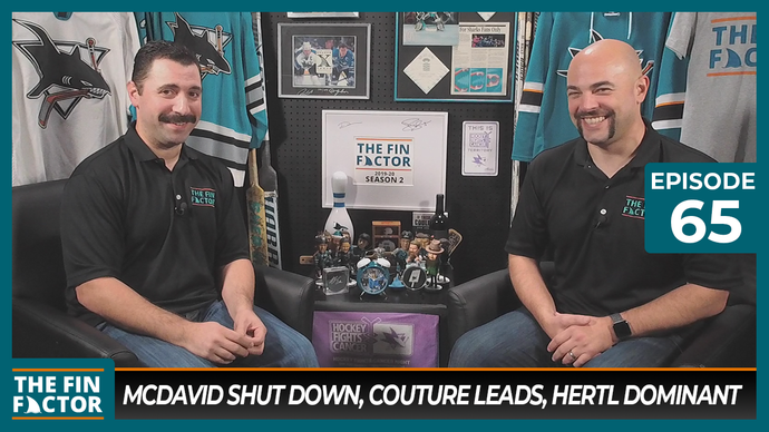 Episode 65: McDavid Shut Down, Couture Leads, Hertl Dominant