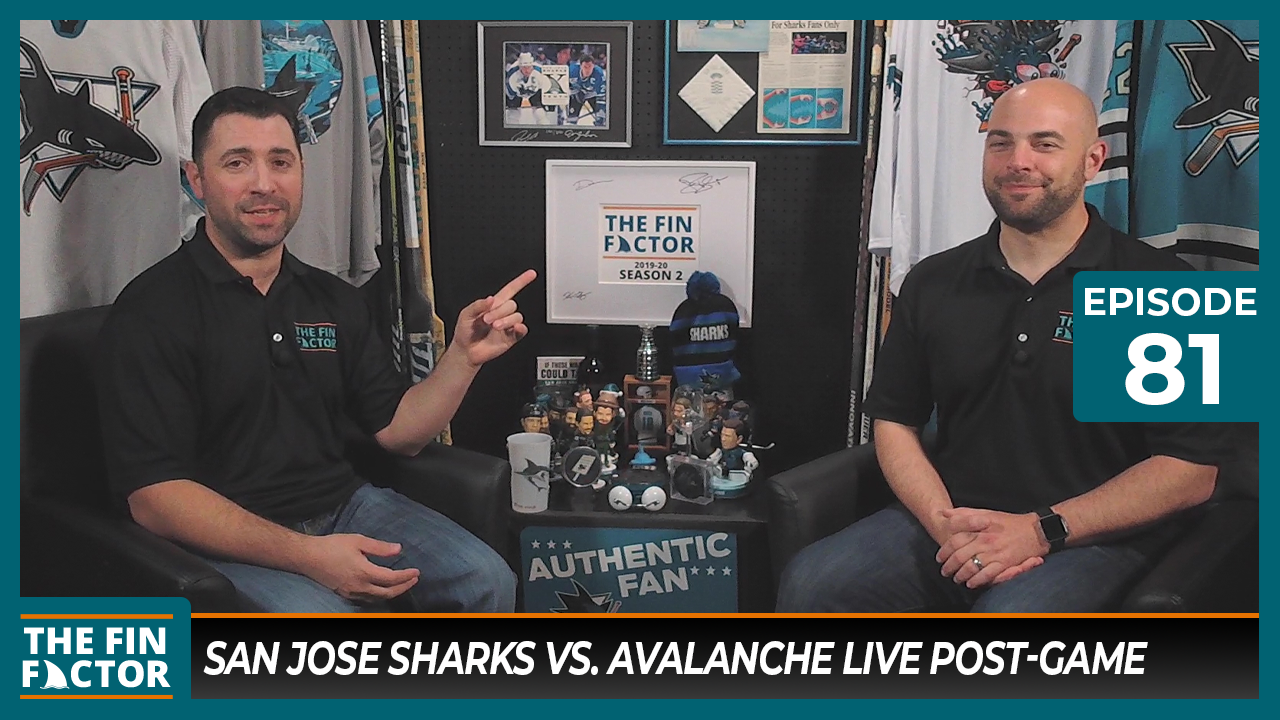 Episode 81: San Jose Sharks vs. Colorado Avalanche Live Post-Game